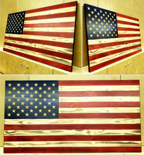 Load image into Gallery viewer, &quot;Old Glory&quot; Traditional Wooden American Flags
