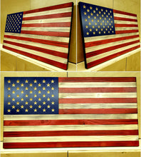 Load image into Gallery viewer, &quot;Old Glory&quot; Traditional Wooden American Flags
