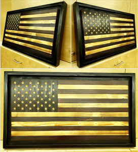 "Old Glory" Traditional Wooden American Flags